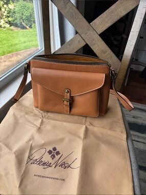 Patricia Nash Kirby East West Leather Crossbody